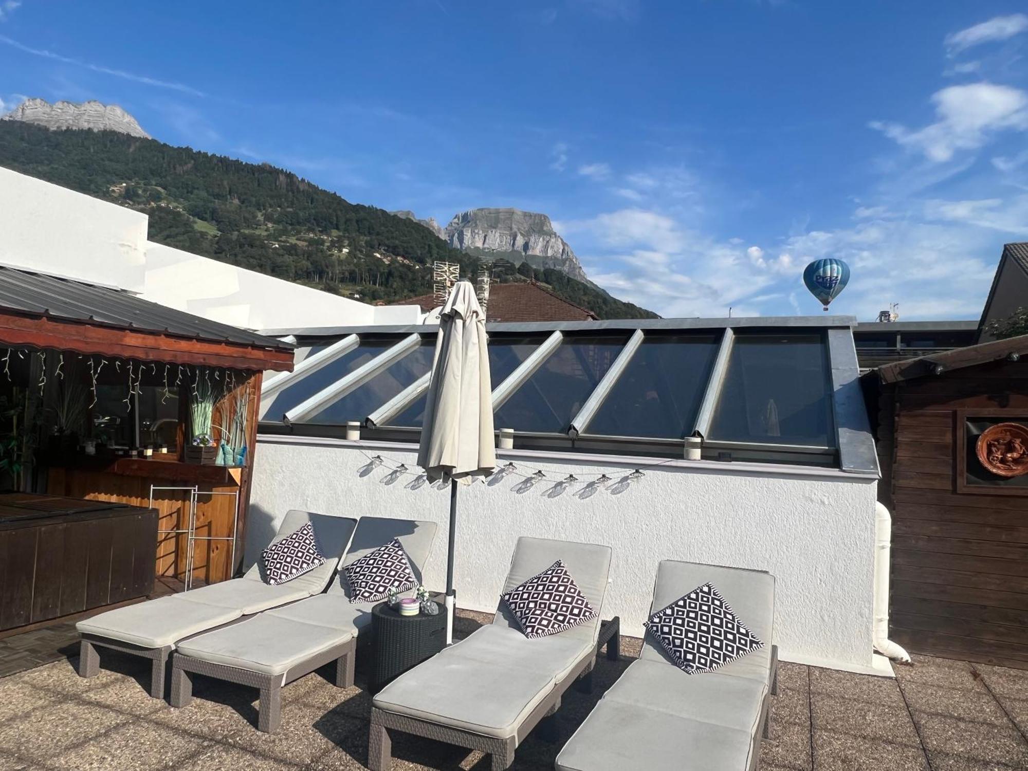 Rooftop 1 - Jacuzzi Prive Au Pied Du Monte-Blanco Sallanches Luaran gambar