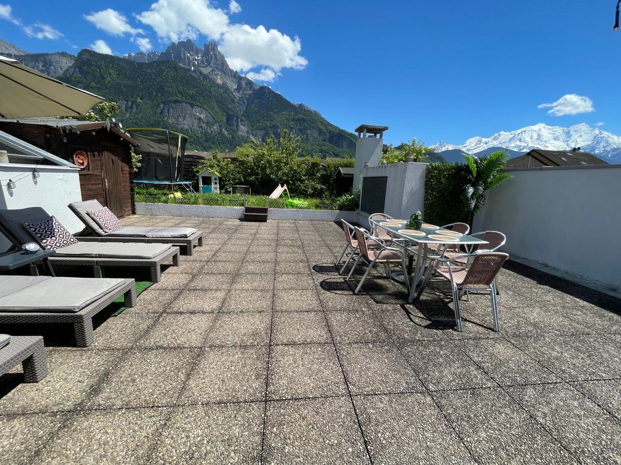 Rooftop 1 - Jacuzzi Prive Au Pied Du Monte-Blanco Sallanches Luaran gambar