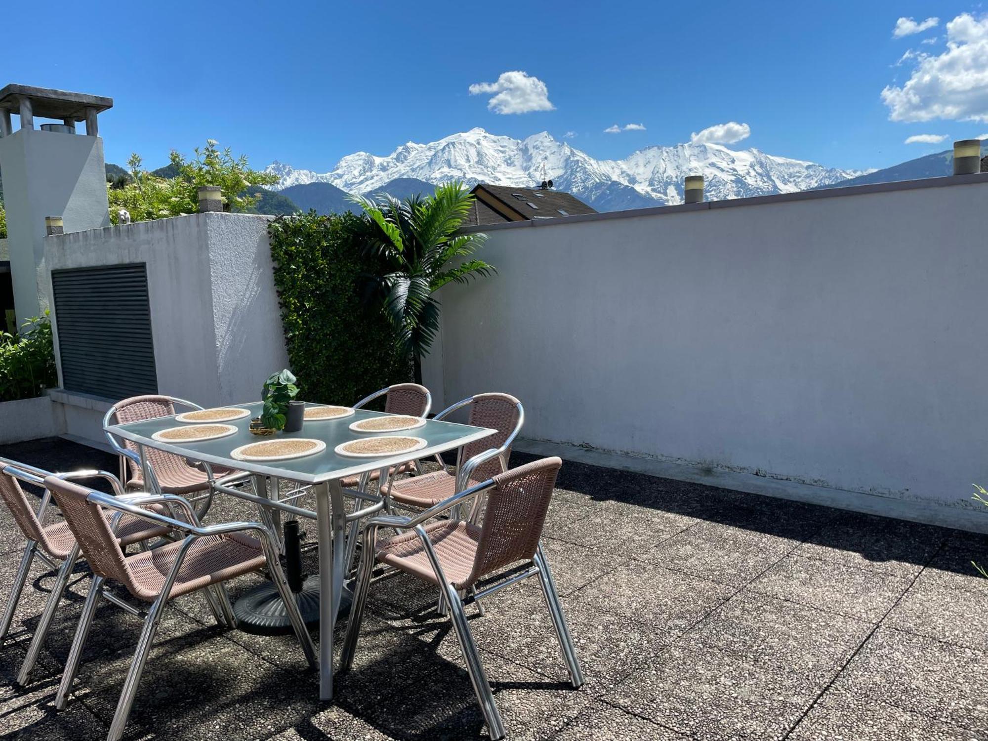 Rooftop 1 - Jacuzzi Prive Au Pied Du Monte-Blanco Sallanches Luaran gambar